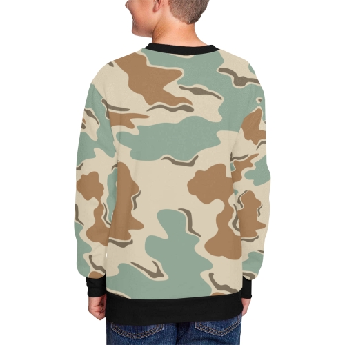 Classic desert camouflage Kids' All Over Print Sweatshirt (Model H37)