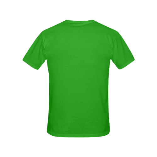 T-Shirt for Women(Green and Black) All Over Print T-Shirt for Women (USA Size) (Model T40)
