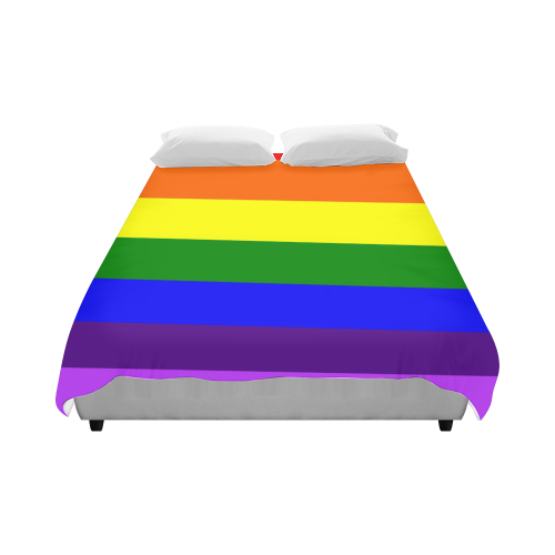 Rainbow Flag (Gay Pride - LGBTQIA+) Duvet Cover 86"x70" ( All-over-print)