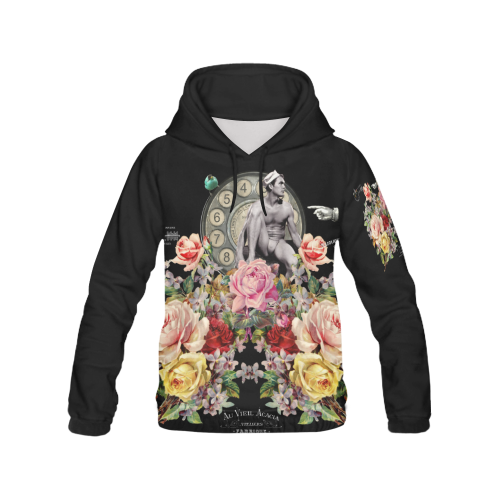 Nuit des Roses Revisited for Him All Over Print Hoodie for Men/Large Size (USA Size) (Model H13)