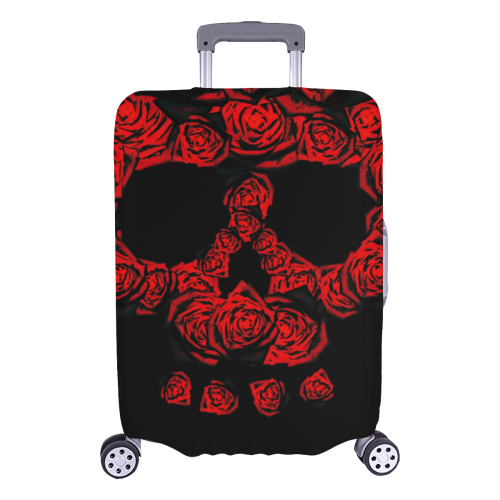 Skull Flower Luggage Cover/Large 26"-28"