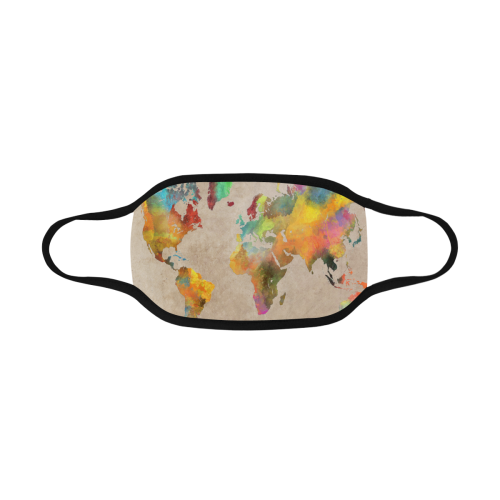 world map #map #worldmap Mouth Mask