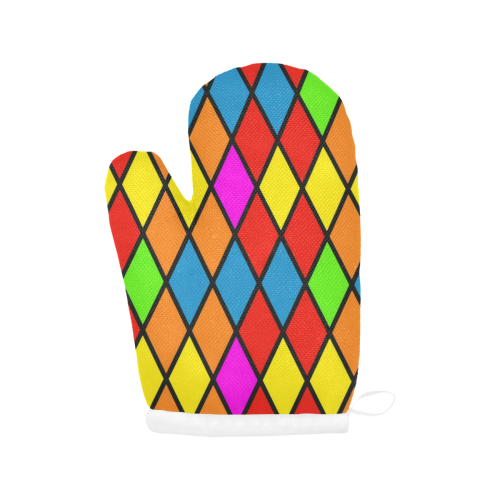 harlequin 1b Oven Mitt (Two Pieces)