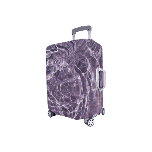 Lilac Bubbles Luggage Cover/Small 18"-21"
