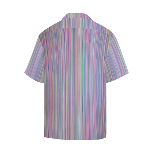 Broken TV screen rainbow stripe Hawaiian Shirt (Model T58)