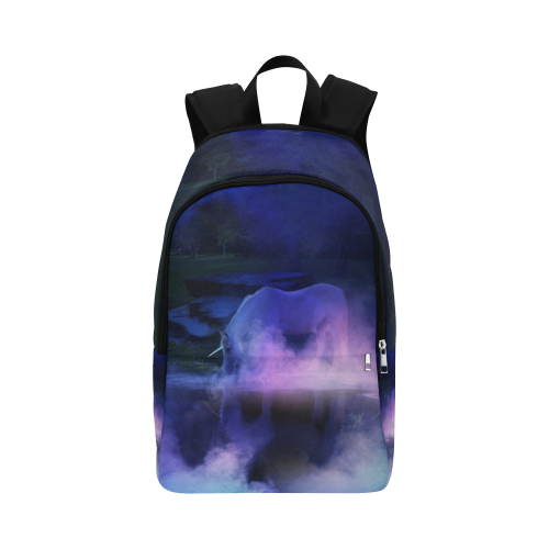 An Awesome Unicorn Beside A Magic Lake Fabric Backpack for Adult (Model 1659)
