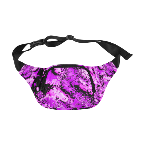 Winter Fractal 7 by JamColors Fanny Pack/Small (Model 1677)