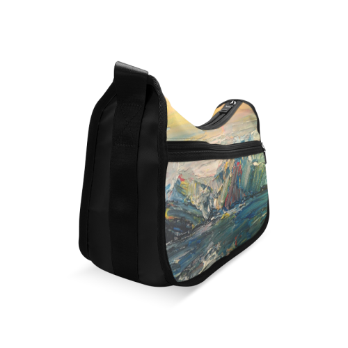Mountains painting Crossbody Bags (Model 1616)
