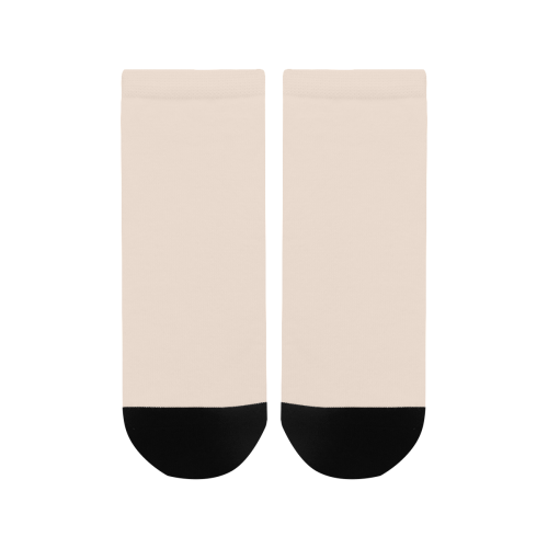 color champagne pink Women's Ankle Socks