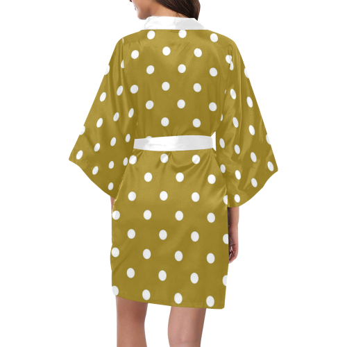 polkadots20160604 Kimono Robe