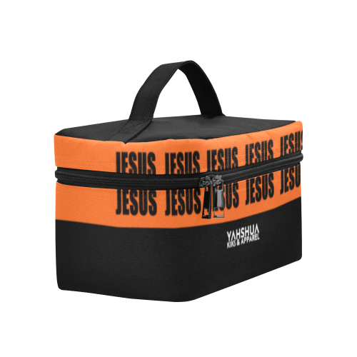 JESUS ORANGE Cosmetic Bag/Large (Model 1658)