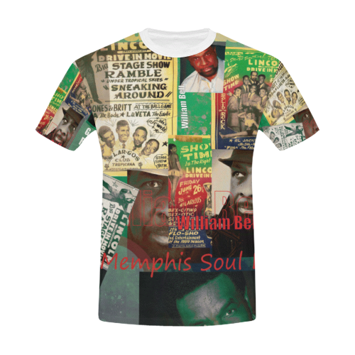 William Bell Collage 1 All Over Print T-Shirt for Men/Large Size (USA Size) Model T40)
