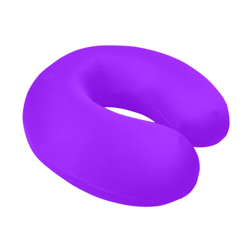 color electric violet U-Shape Travel Pillow