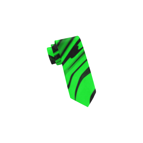Dark Pastel Greens Classic Necktie (Two Sides)