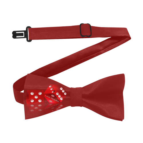 Las Vegas Craps Dice / Red Custom Bow Tie