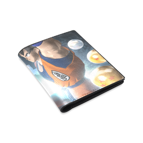 Goku Power Up Men's Leather Wallet (Model 1612)