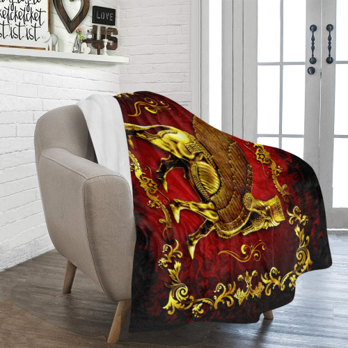 Lamassu Gold Ultra-Soft Micro Fleece Blanket 50"x60"