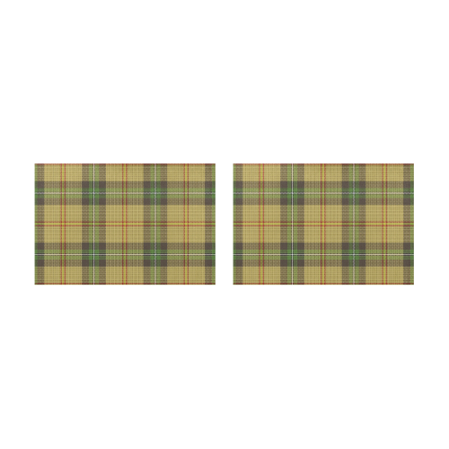 Saskatchewan tartan Placemat 12’’ x 18’’ (Set of 2)