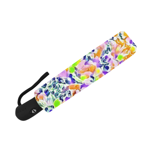 Floral Summer Greetings 1B  by JamColors Anti-UV Auto-Foldable Umbrella (Underside Printing) (U06)