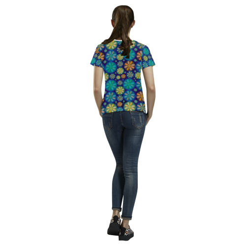 zappwaits beautiful 06 All Over Print T-shirt for Women/Large Size (USA Size) (Model T40)