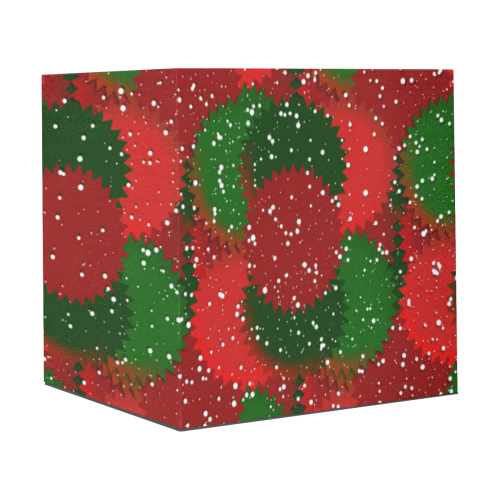 Christmas Snow Red and Green Gift Wrapping Paper 58"x 23" (5 Rolls)