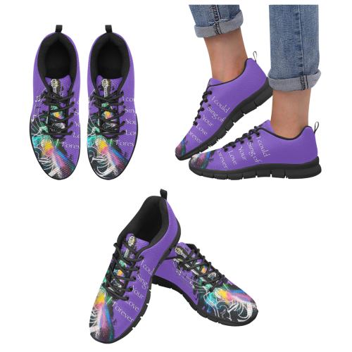 Sem título-1 update copy purple Women's Breathable Running Shoes (Model 055)