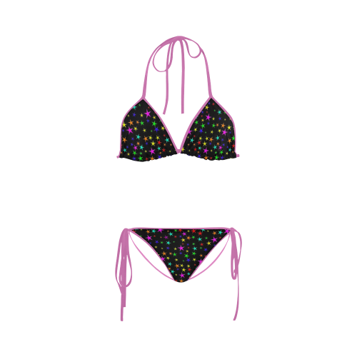 Starry Bright + Purple Strings Custom Bikini Swimsuit