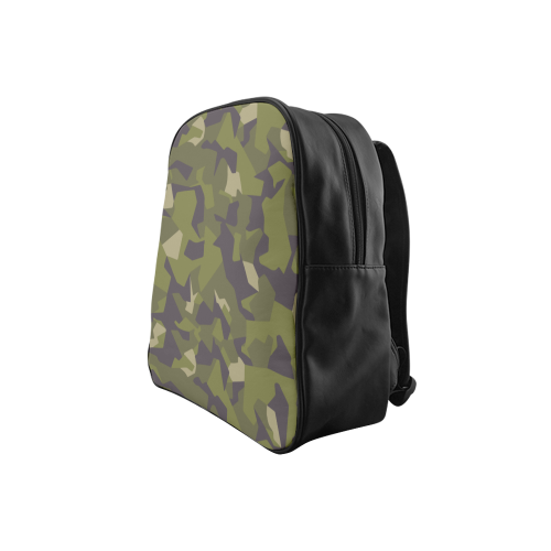 Swedish M90 woodland camouflage School Backpack (Model 1601)(Small)
