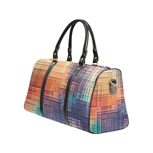 pixels #colors New Waterproof Travel Bag/Small (Model 1639)