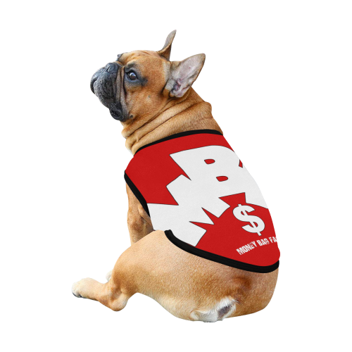 MBF small dog wear red All Over Print Pet Tank Top