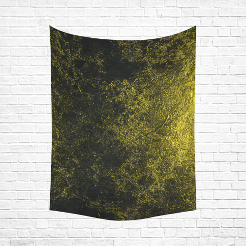 Gothic Demon Faust Gold Cotton Linen Wall Tapestry 60"x 80"