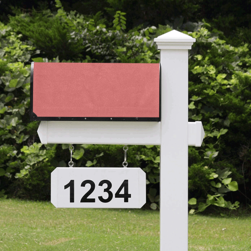 color indian red Mailbox Cover