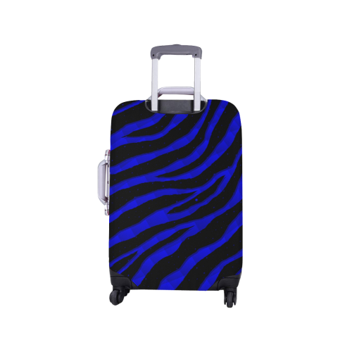 Ripped SpaceTime Stripes - Blue Luggage Cover/Small 18"-21"
