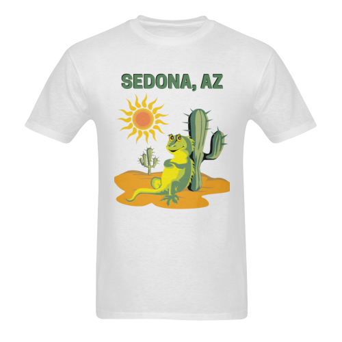 Sedona, Arizona Men's T-Shirt in USA Size (Two Sides Printing)