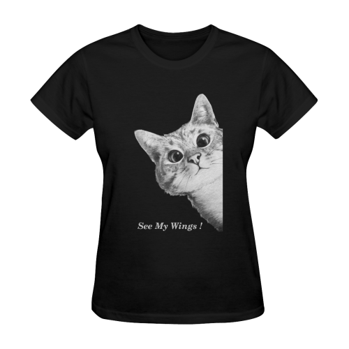 wings Women's T-Shirt in USA Size (Two Sides Printing)