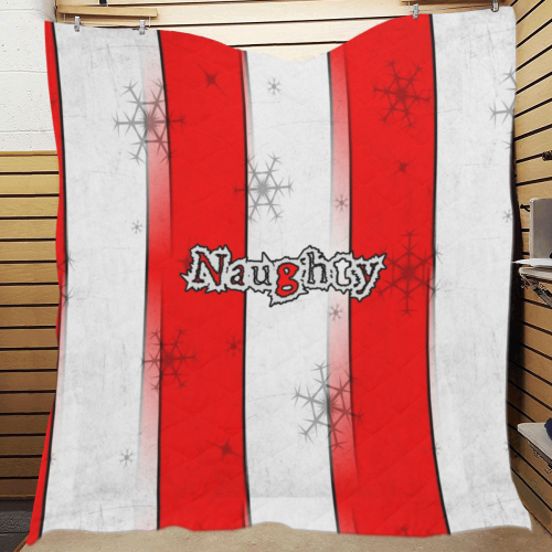 Naughty by Nico Bielow Quilt 70"x80"