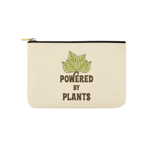 Powered by Plants (vegan) Carry-All Pouch 9.5''x6''