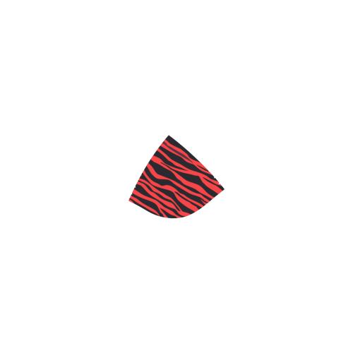 Red Zebra Stripes Red Custom Bikini Swimsuit (Model S01)