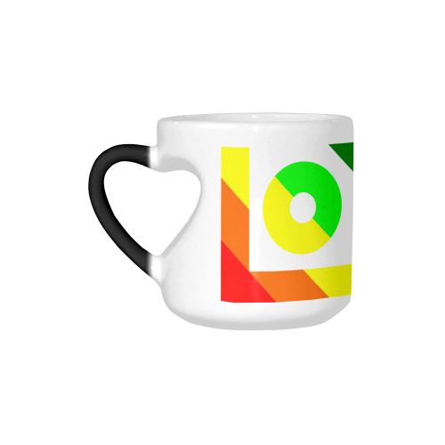 LOVE! - mug Heart-shaped Morphing Mug