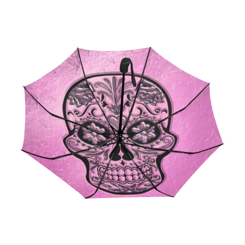 Skull20170490_by_JAMColors Anti-UV Auto-Foldable Umbrella (Underside Printing) (U06)
