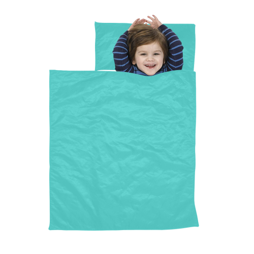 color medium turquoise Kids' Sleeping Bag