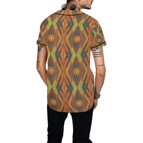 In the Fall All Over Print Baseball Jersey for Men (Model T50)
