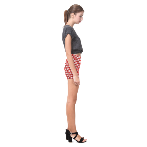 Canadian Flag Souvenir Shorts Women's Briseis Skinny Shorts (Model L04)