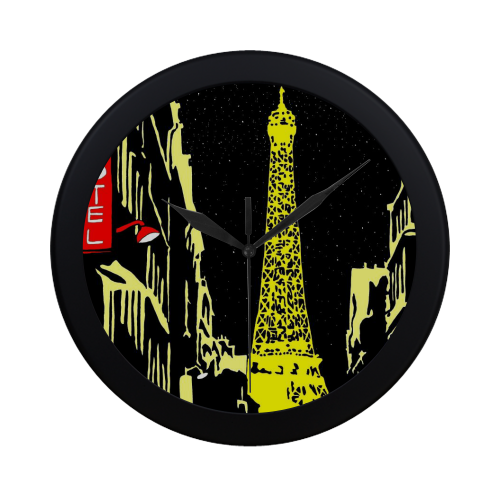 PARIS- Circular Plastic Wall clock