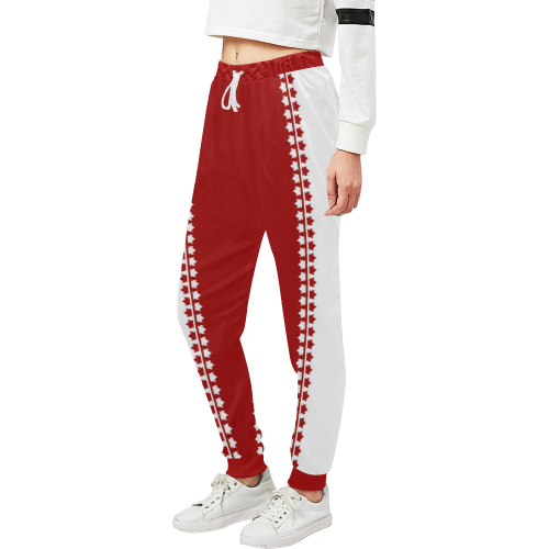 Classic Canada Track Pants Women's Unisex All Over Print Sweatpants (Model L11)