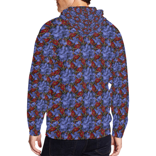 beyond beauty 4 All Over Print Full Zip Hoodie for Men/Large Size (Model H14)