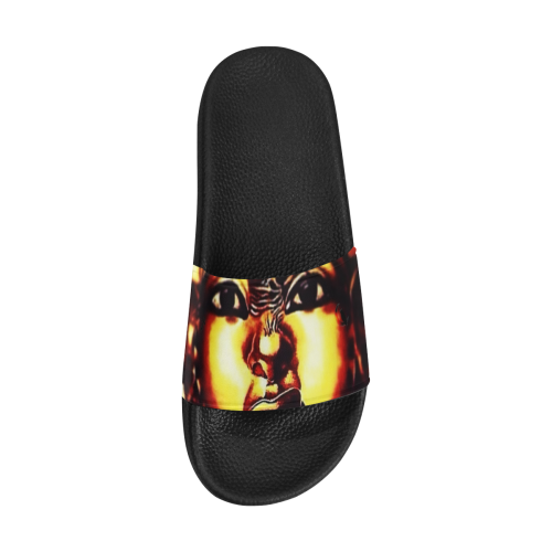 THUG PHAROAH Women's Slide Sandals (Model 057)