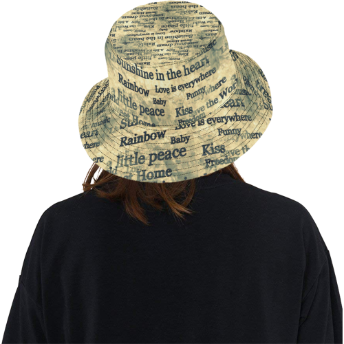 Paper Popart" by Nico Bielow All Over Print Bucket Hat