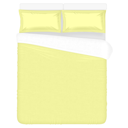 color canary yellow 3-Piece Bedding Set