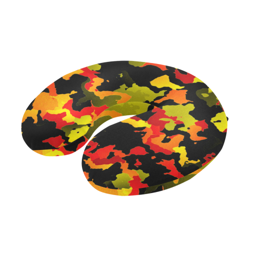 new modern camouflage F by JamColors U-Shape Travel Pillow